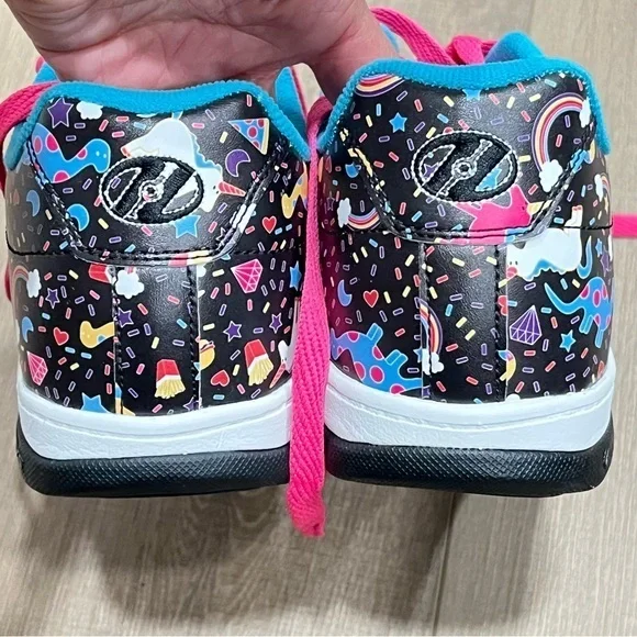 Heelys Split Kids Skate Shoes Black Unicorn Youth Size 6Youth Women 7 NO WHEELS - Picture 11 of 16